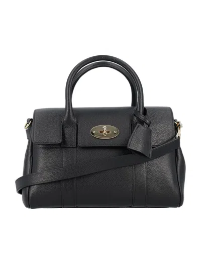 Mulberry Small Bayswater Satchel Bag In Black