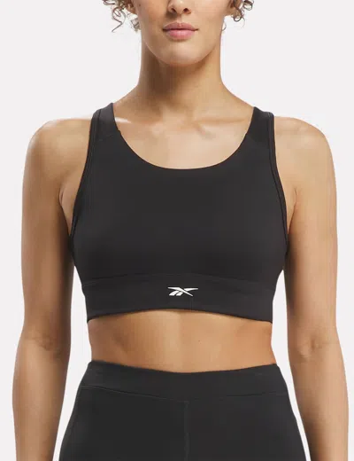 Reebok Id Train High-support Bra In Black