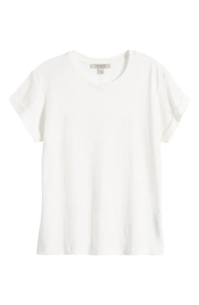 Allsaints Anna Cotton T-shirt In Chalk White