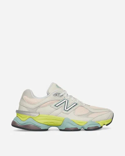 New Balance 9060 Sneakers Moonbeam Grey / Lime In Multicolor