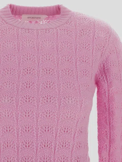 Sportmax Sweater In Pink