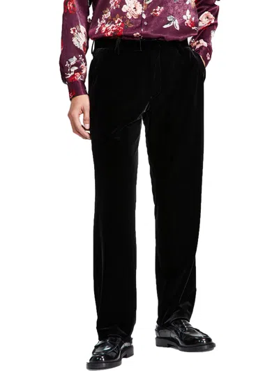 Inc Mens Velvet Shimmer Suit Pants In Black