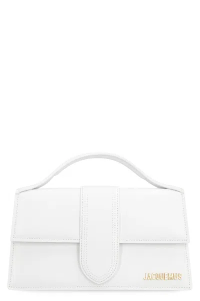 Jacquemus Le Grand Bambino Leather Handbag In White