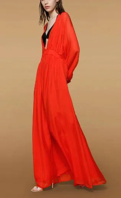 Seventy Long Dress In Red