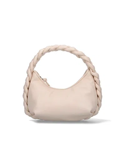 Hereu Espiga Mini Leather Bag In White