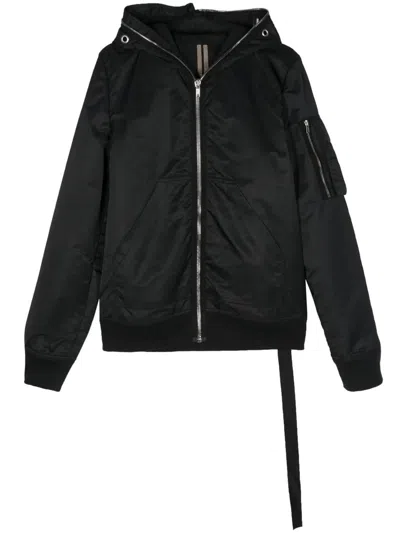 Rick Owens Drkshdw Jacket With Eyelets In Black