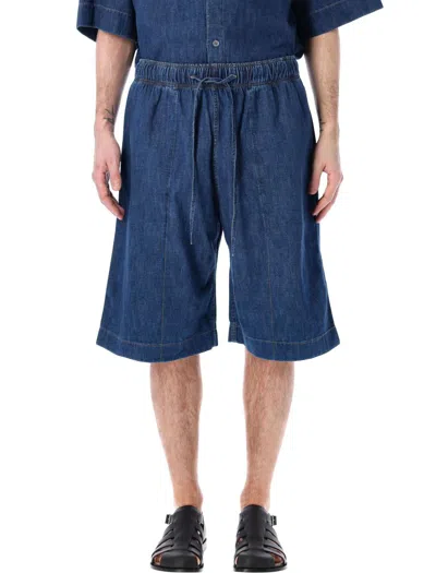 Studio Nicholson Over Short In Indigo