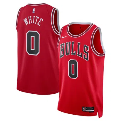 Nike Unisex  Coby White Red Chicago Bulls Swingman Jersey