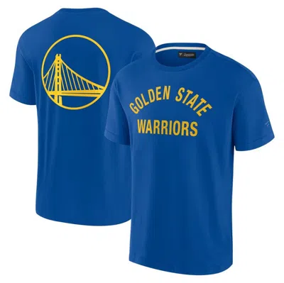 Fanatics Signature Unisex  Royal Golden State Warriors Elements Super Soft Short Sleeve T-shirt