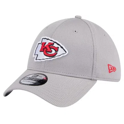 New Era Gray Kansas City Chiefs Active 39thirty Flex Hat