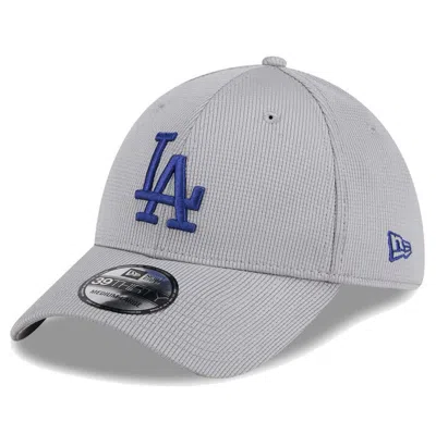 New Era Gray Los Angeles Dodgers Active Pivot 39thirty Flex Hat