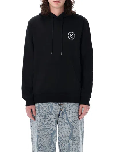 Daily Paper Logo-print Cotton Hoodie In Black