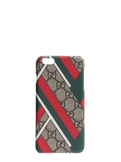 Gucci I-phone Cover In Beige