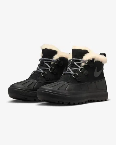 Nike Woodside Chukka 2 537345-001 Women Black Anthracite Waterproof Boots Ref179