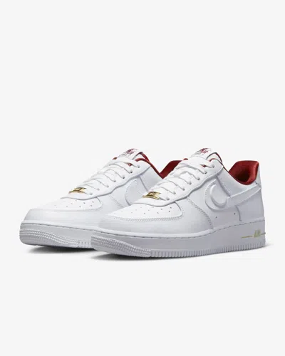 Nike Air Force 1 Low Dv7584-100 Women's Summit White Leather Sneaker Shoes Jn425