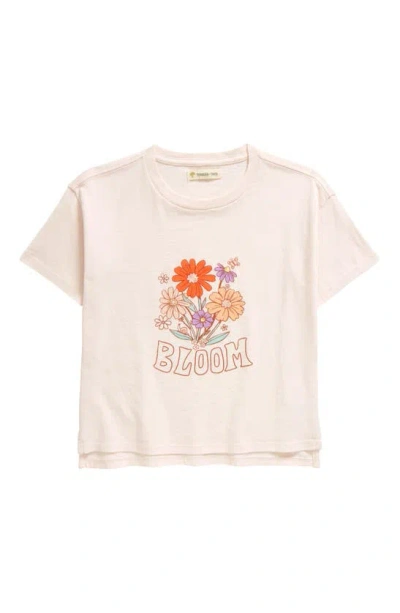 Tucker + Tate Kids' Cotton Graphic T-shirt In Pink Rosewater Bloom Floral