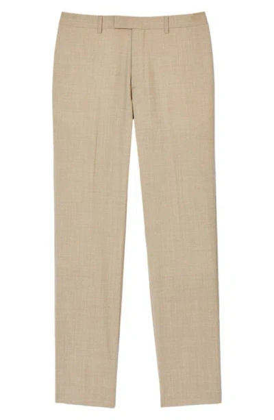 Sandro New Alpha Virgin Wool Trousers In Taupe