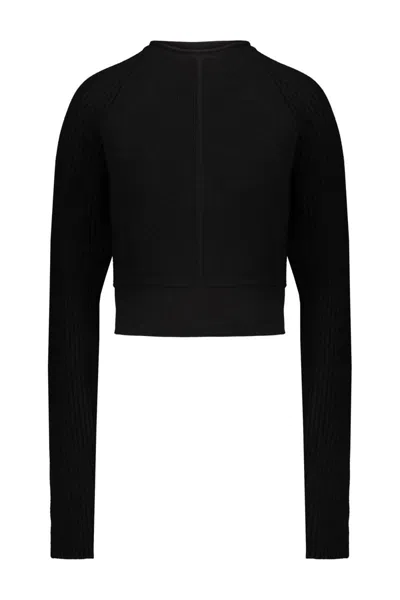 Rick Owens Cashmere Sweater Clothing In Black