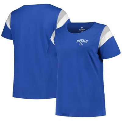 Profile Royal Kansas City Royals Plus Size Scoop Neck T-shirt