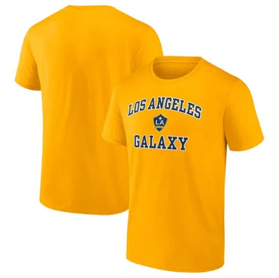 Fanatics Branded Gold La Galaxy Heart & Soul T-shirt