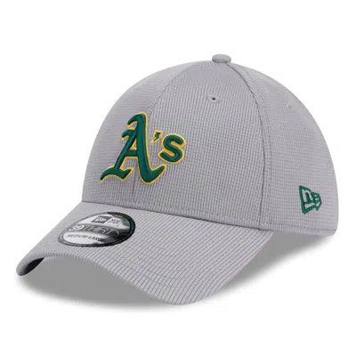 New Era Gray Oakland Athletics Active Pivot 39thirty Flex Hat
