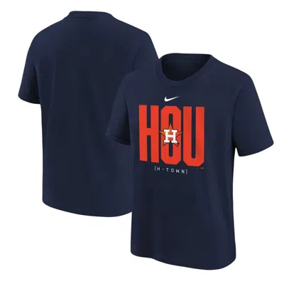 Nike Kids' Youth  Navy Houston Astros Scoreboard T-shirt