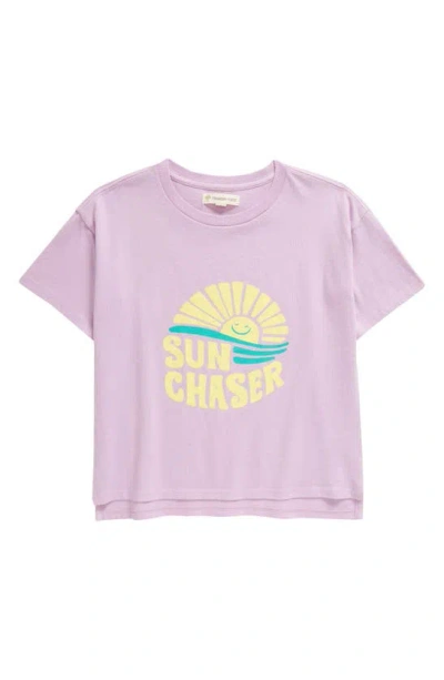 Tucker + Tate Kids' Cotton Graphic T-shirt In Purple Lupine Sun Chaser