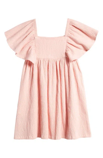 Tucker + Tate Kids' Flutter Sleeve Dress In Pink English