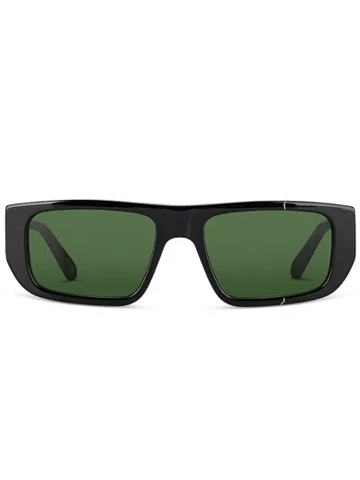 Face Hide Sunglasses In Green