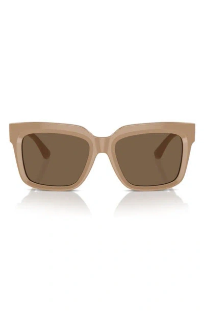 Burberry 54mm Square Sunglasses In Beige