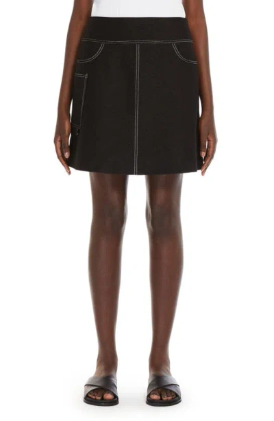 Max Mara Women's Nabulus Jersey Miniskirt In Black
