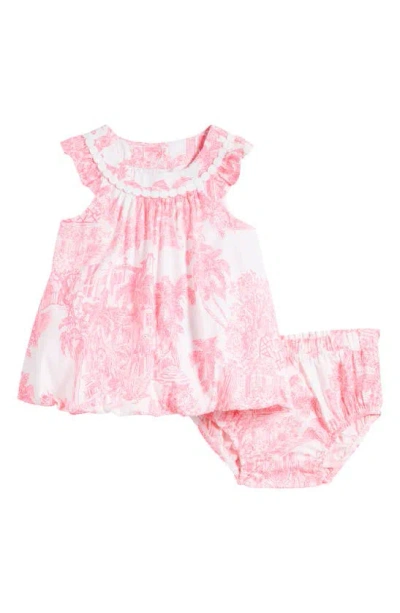 Lilly Pulitzer Baby Girl's Paloma Bubble Dress & Bloomers Set In Pink White