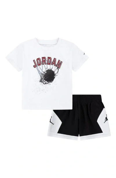 Jordan Hoop Styles Baby (12-24m) 2-piece Shorts Set In Black