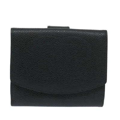 Pre-owned Chanel - Black Leather Wallet  ()