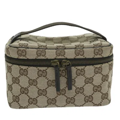 Gucci Beige Canvas Clutch Bag ()