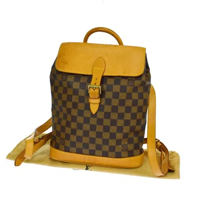 Pre-owned Louis Vuitton Arlequin Brown Canvas Backpack Bag ()
