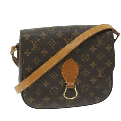 Pre-owned Louis Vuitton Saint Cloud Brown Canvas Shoulder Bag ()