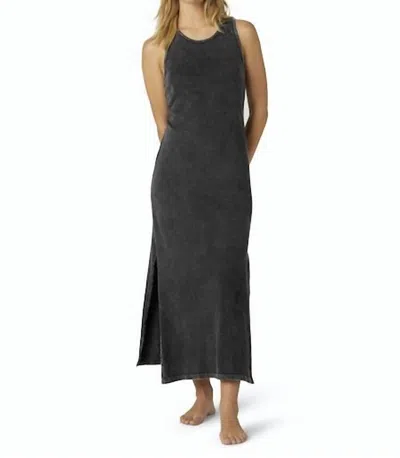 Beyond Yoga Effortless Tank Dress In Washed Black