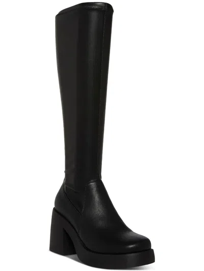 Madden Girl Lax Womens Faux Leather Tall Knee-high Boots In Multi