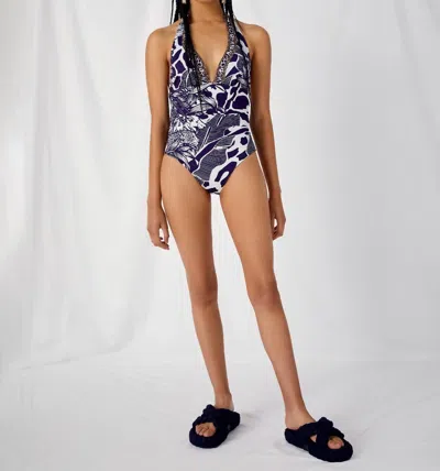 Camilla Halter One Piece In Wheres Your Head At In Multi