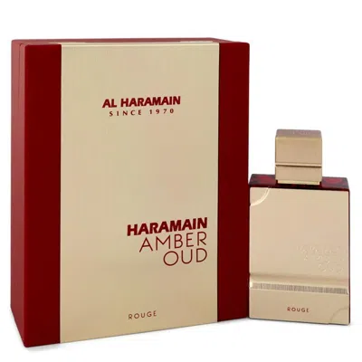 Al Haramain 550417 Amber Oud Rouge Cologne Eau De Parfum Spray For Men, 2 oz In White