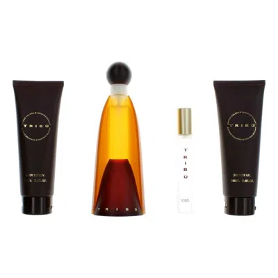 United Colors Awgtri3 Tribu Perfume Gift Set For Women, 4 Piece In White