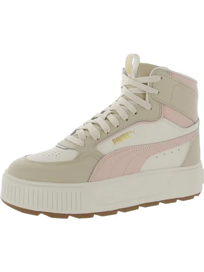 Puma Karmen Rebelle Womens High Top Sneaker Lace-up Front Closure Casual And Fashion Sneakers In Multi