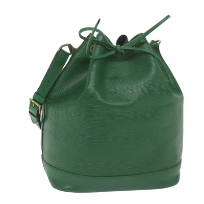 Pre-owned Louis Vuitton Noe Leather Shoulder Bag () In Green