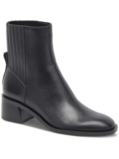 Dolce Vita Delilah Womens Faux Leather Ankle Booties In Multi