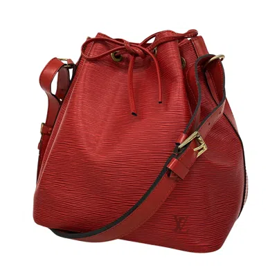 Pre-owned Louis Vuitton Leather Shoulder Bag () In Red