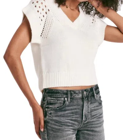 Another Love Renata Sweater In White