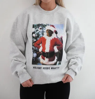 Charlie Southern Holiday Hoobie Sweatshirt In White Heather