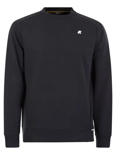 K-way Medine Sweatshirt In Black