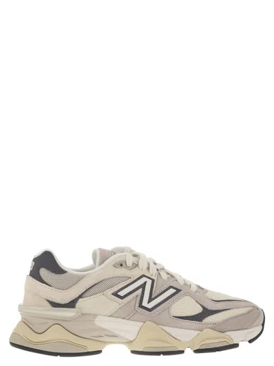 New Balance 9060 Trainers In White Blue